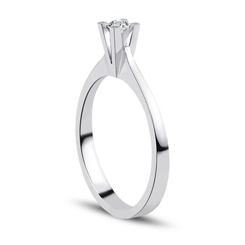 0.15 ct. Pırlanta Tektaş Yüzük